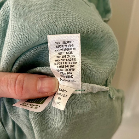 Garnet Hill Light Green High neck Camisole - Picture 5 of 6